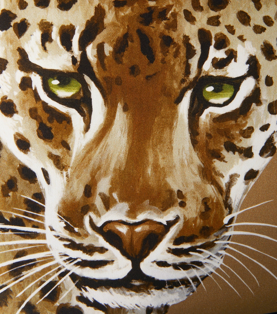 Leopardo Small canvas cushion | Dolce&Gabbana Casa