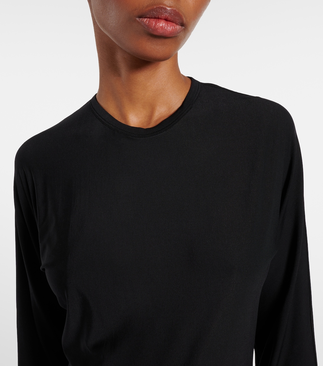 Abito lungo Anselm in jersey | The Row