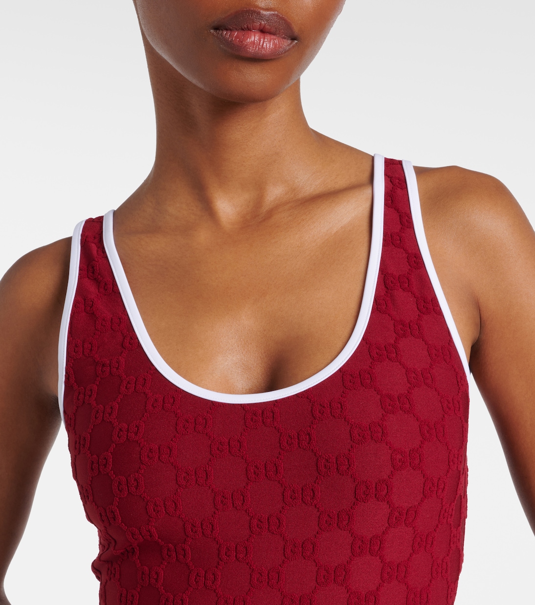 GG terrycloth jersey swimsuit | Gucci