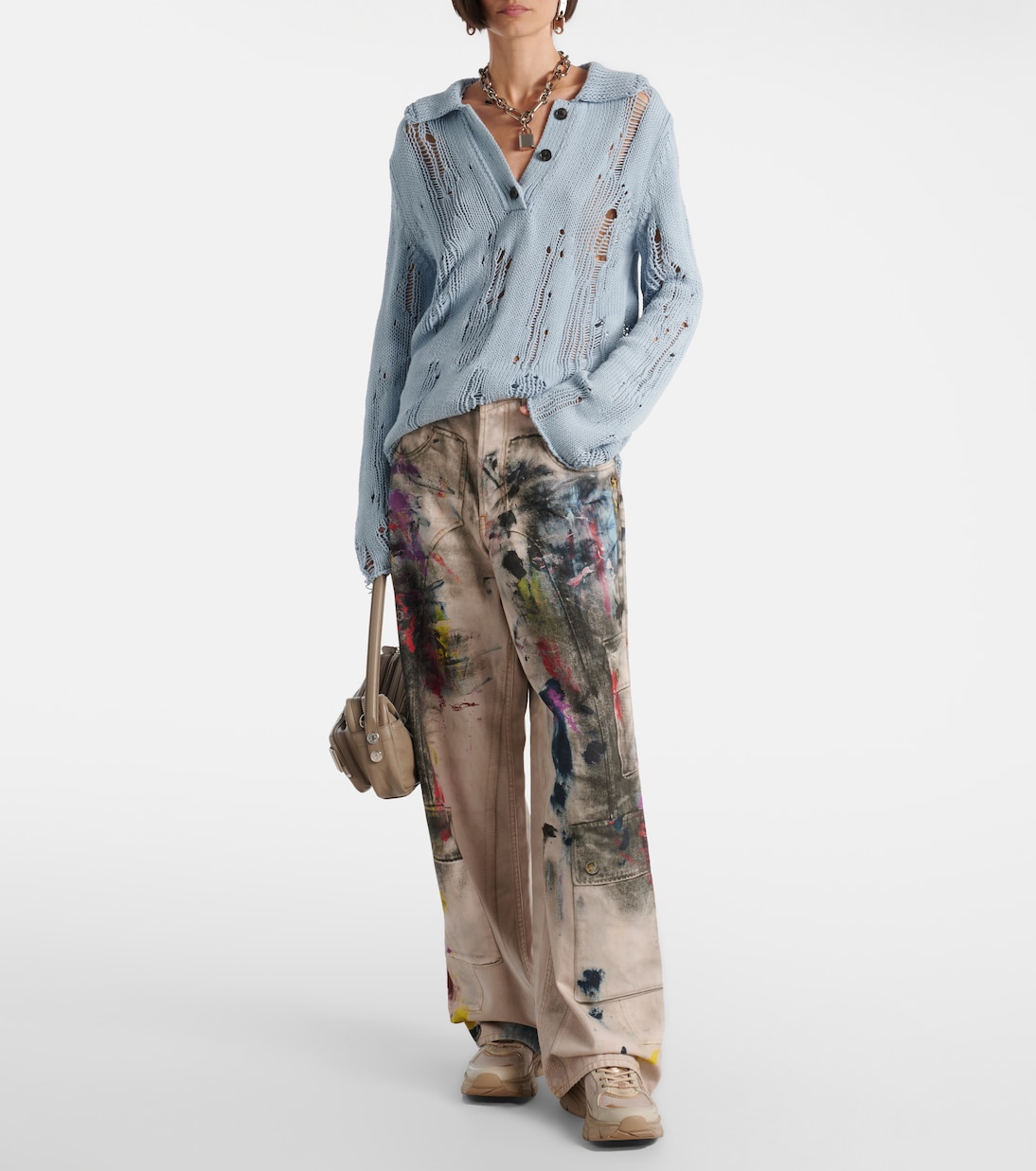 Sneakers Lightstar mit Leder | Golden Goose