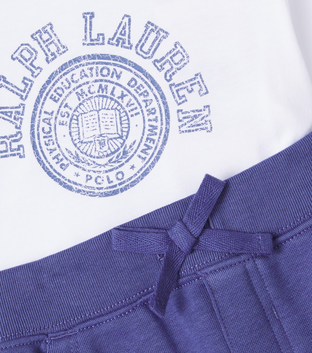 Baby cotton-blend sweatshirt and sweatpants set | Polo Ralph Lauren Kids