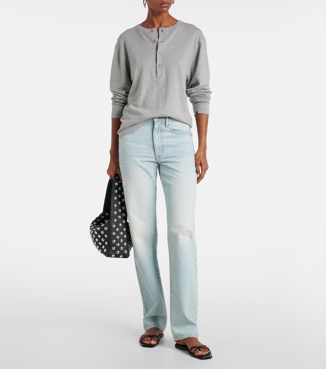 London high-rise straight jeans | Slvrlake