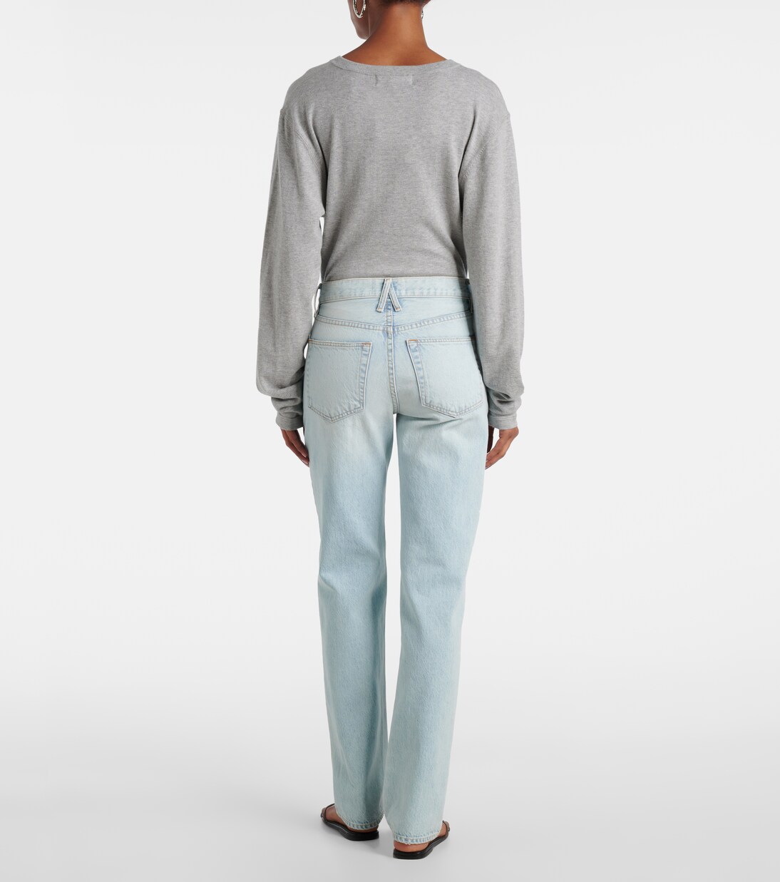 London high-rise straight jeans | Slvrlake