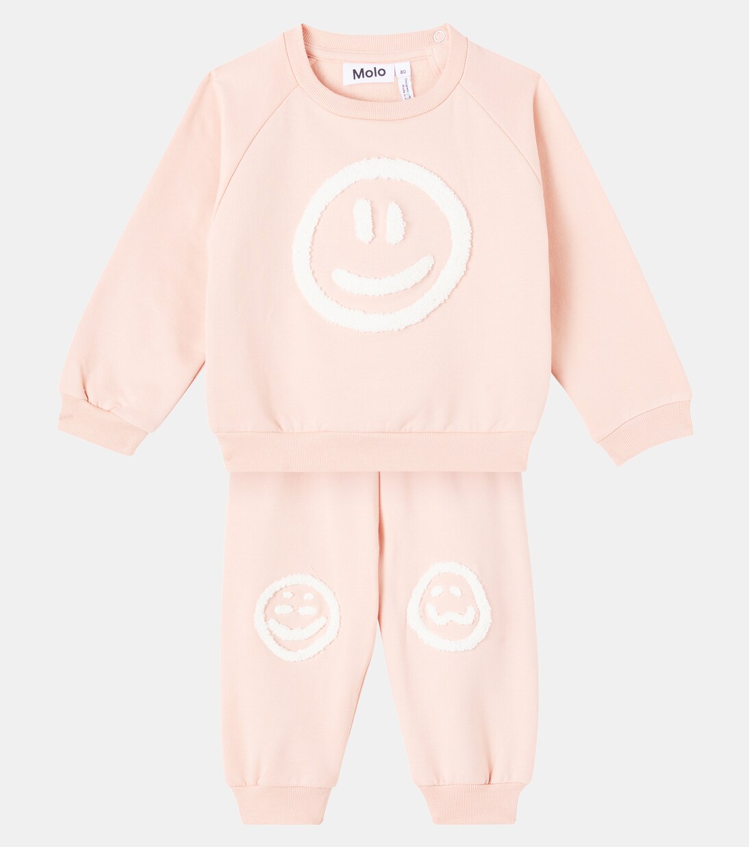 Baby Disc and Simeon sweatshirt and sweatpants set | Molo