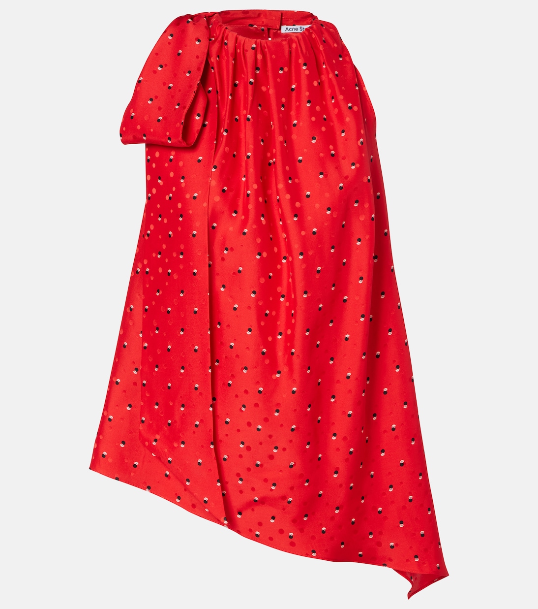 Bedrucktes Top Sombana aus Seide | Acne Studios