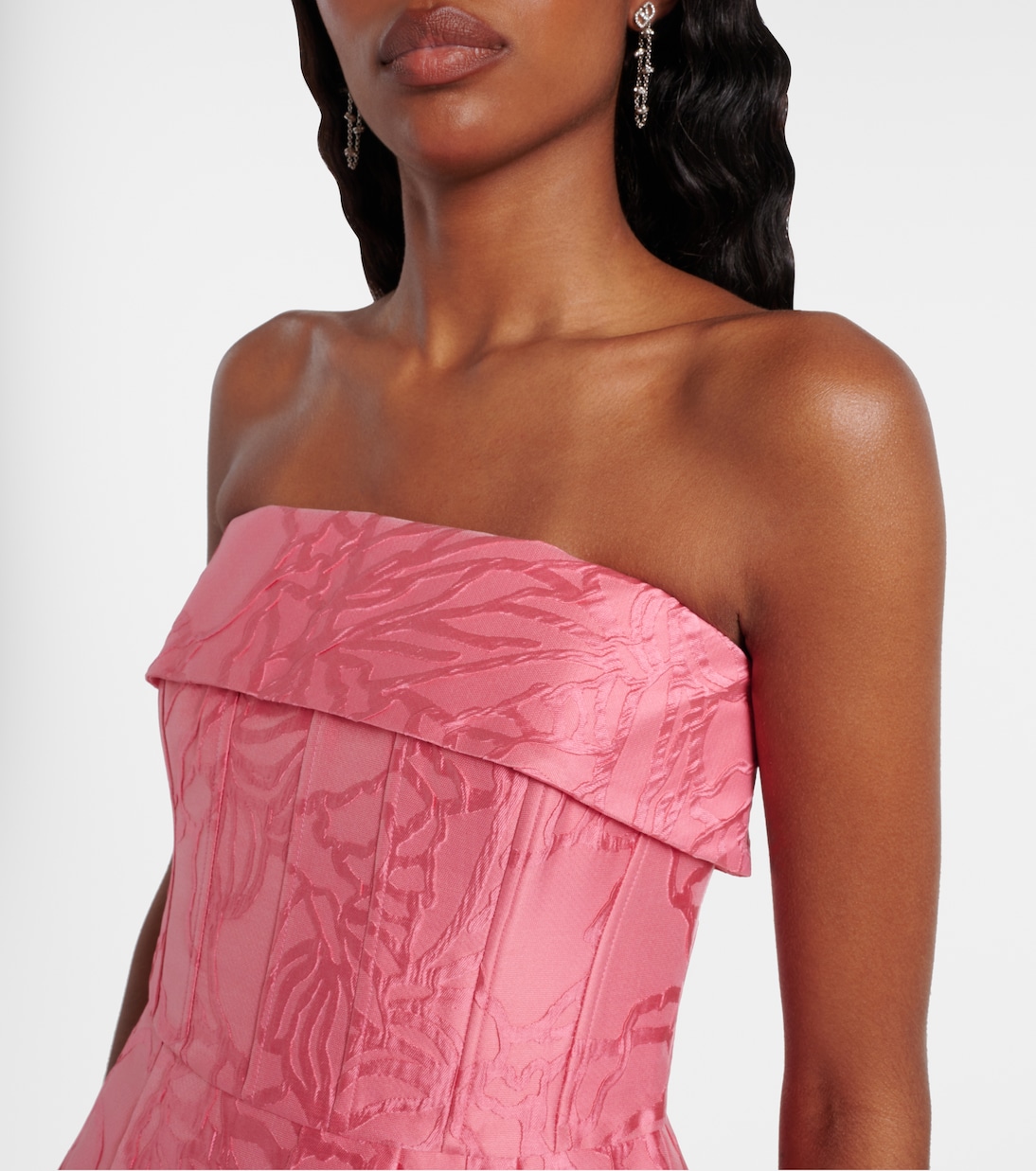 Robe bustier Petra en satin | Rebecca Vallance