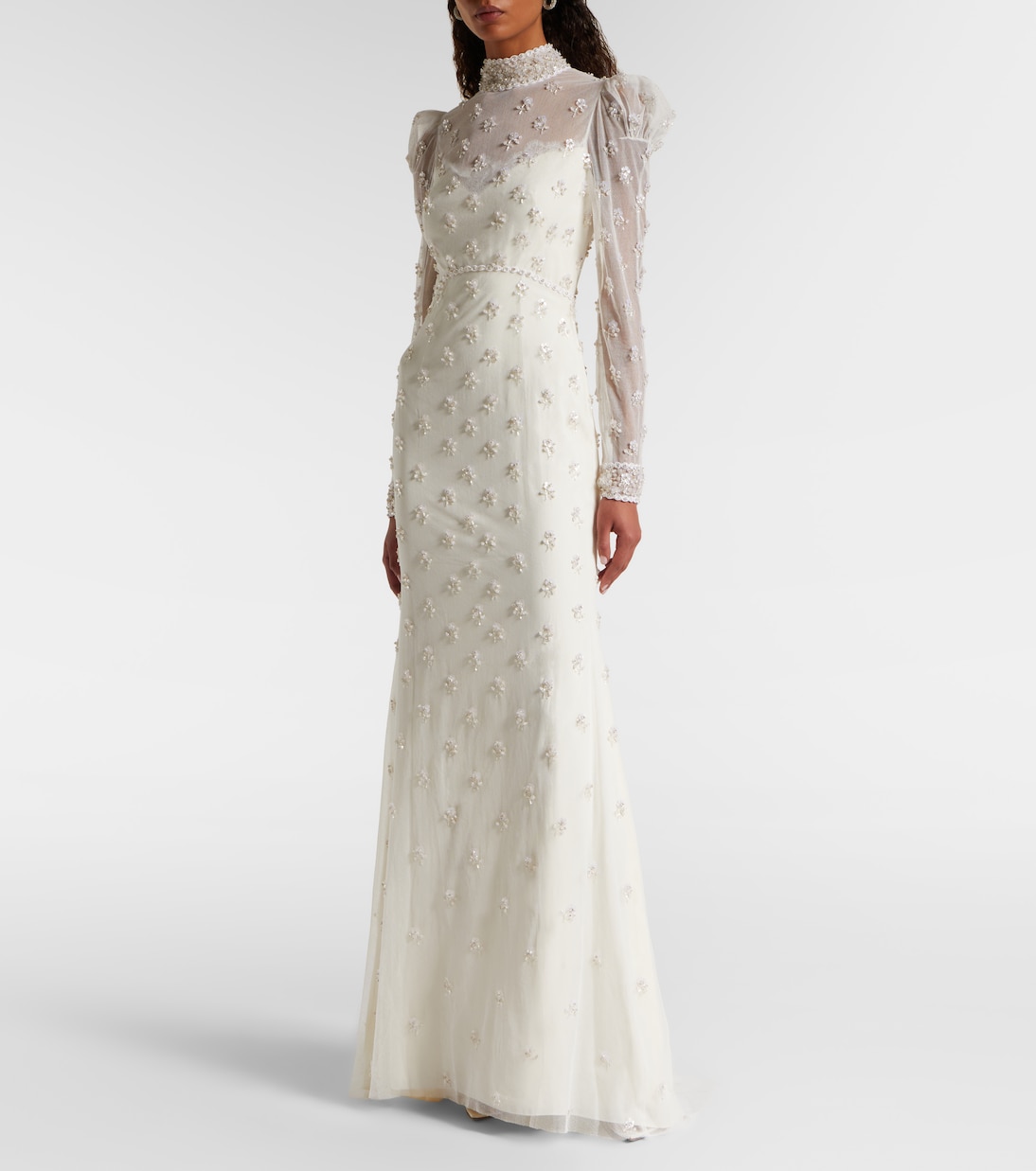 Bridal Verzierte Robe Tabitha aus Tüll | Jenny Packham