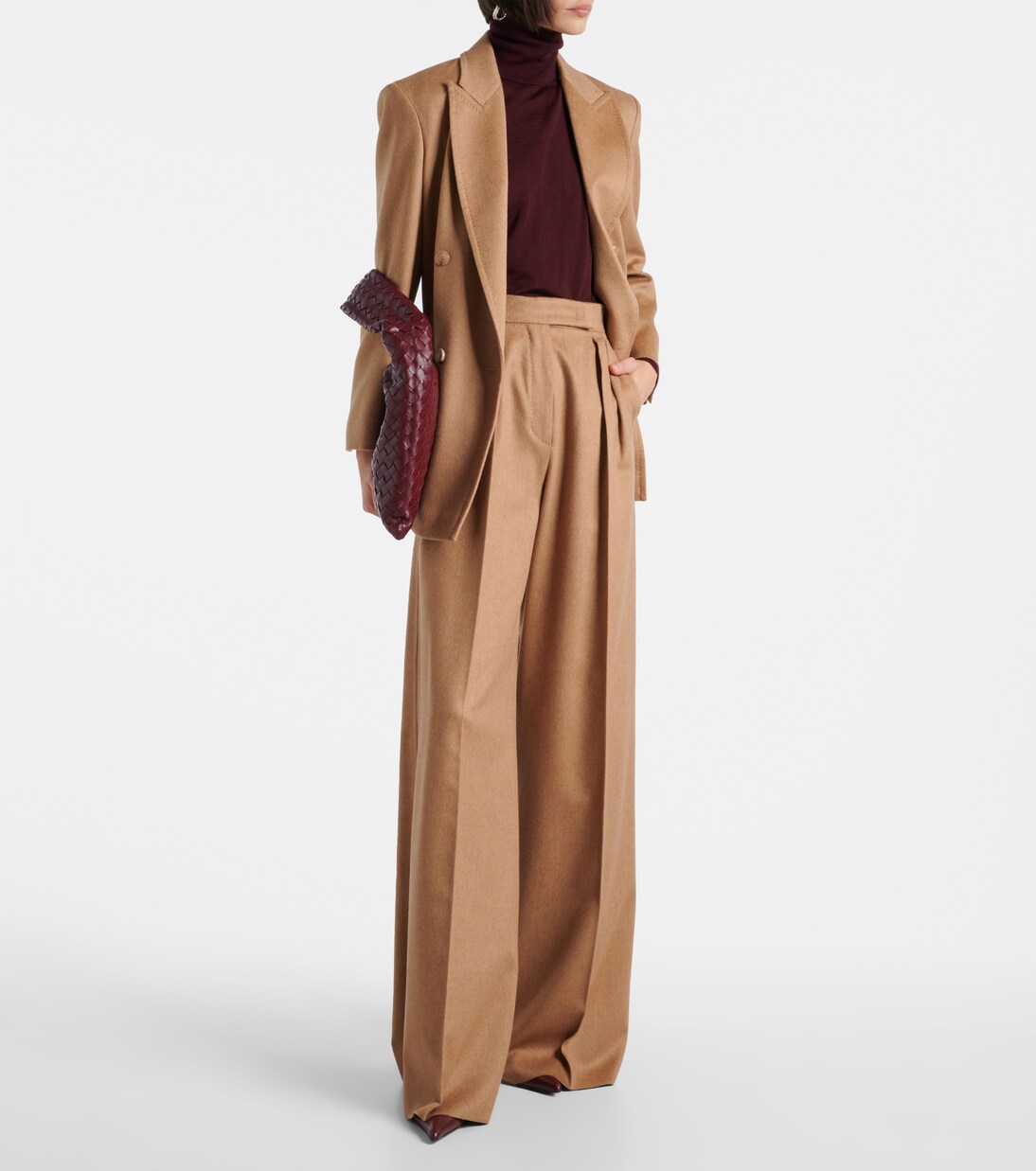 Pantalon ample Ori en laine de chameau | Max Mara