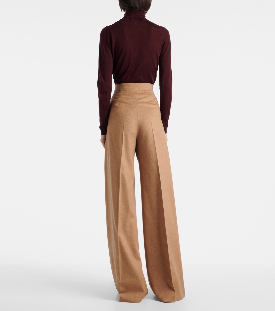 Pantalon ample Ori en laine de chameau | Max Mara