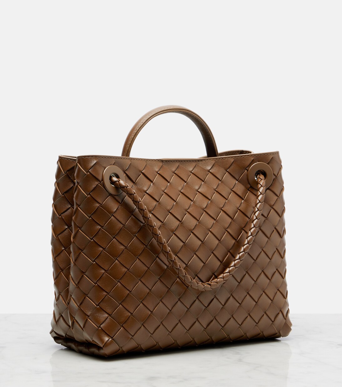 Sac Andiamo Small en cuir Intrecciato | Bottega Veneta
