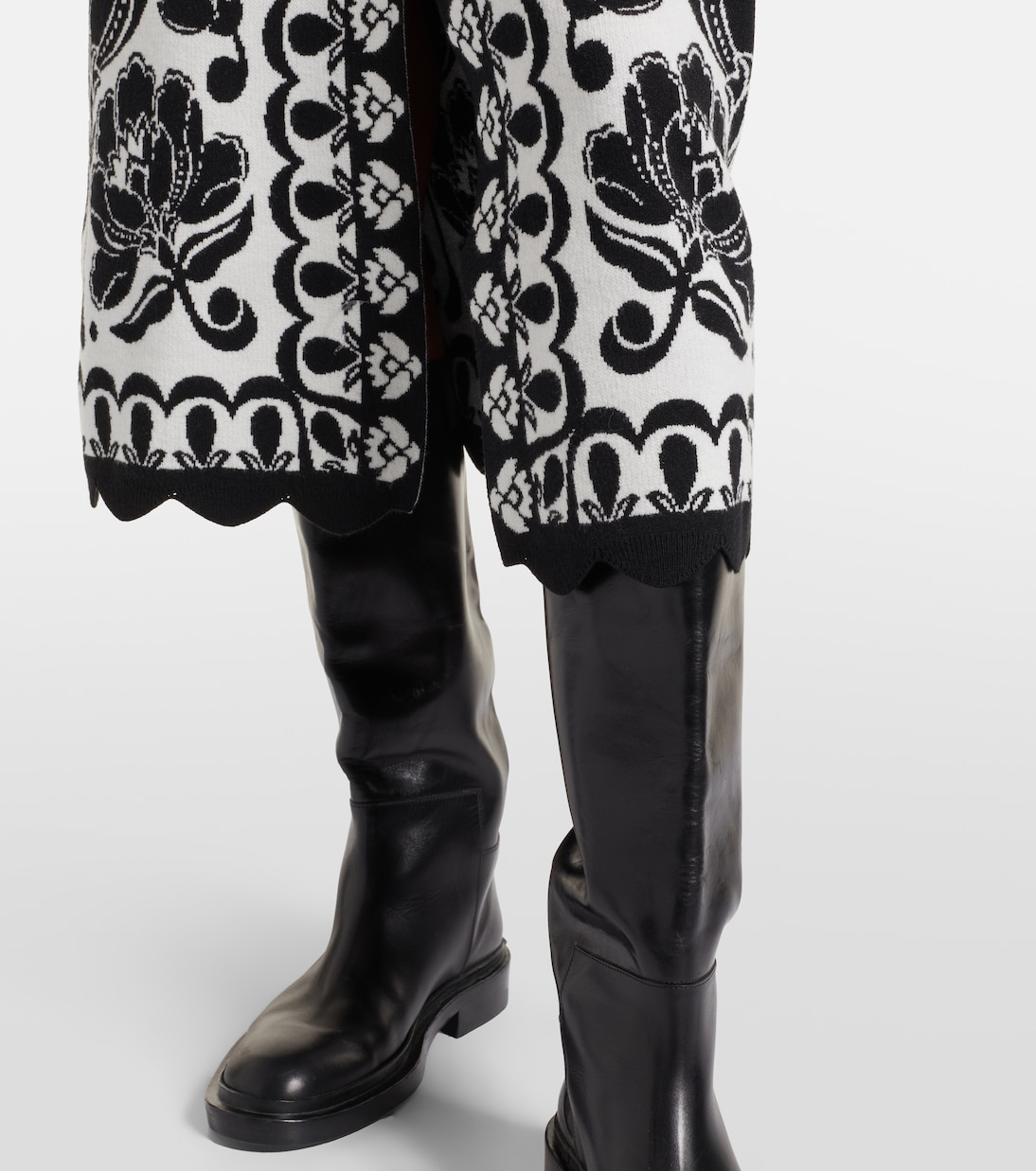 Midirock Floral Arabesque aus Jacquard | Farm Rio