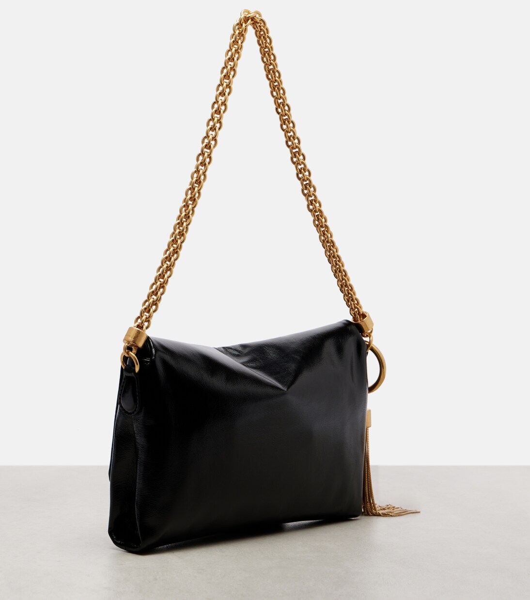 Callie Flap leather shoulder bag | Jimmy Choo