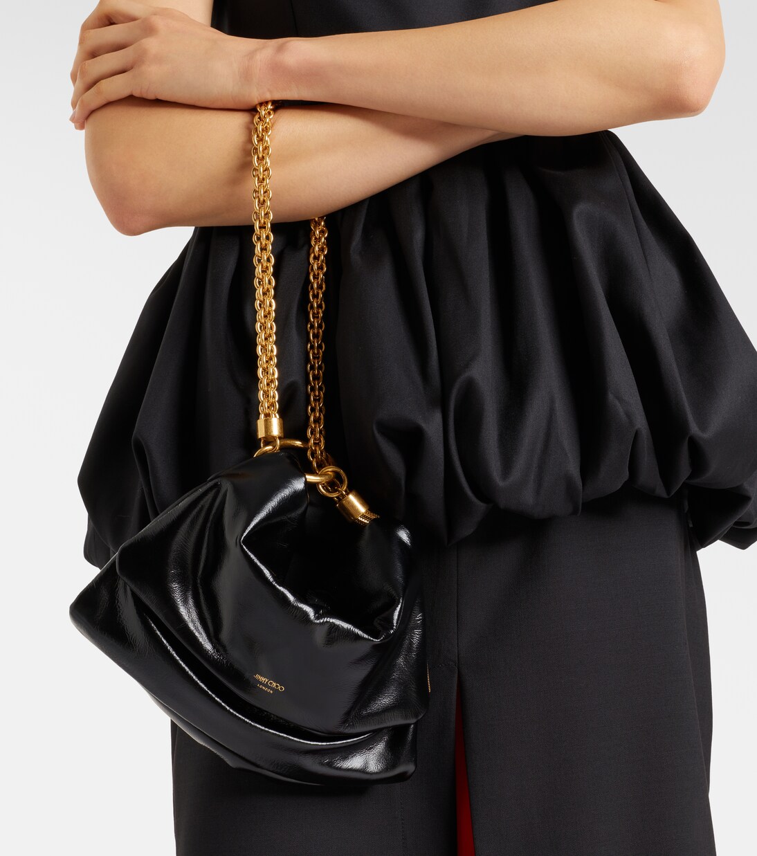 Callie Flap leather shoulder bag | Jimmy Choo
