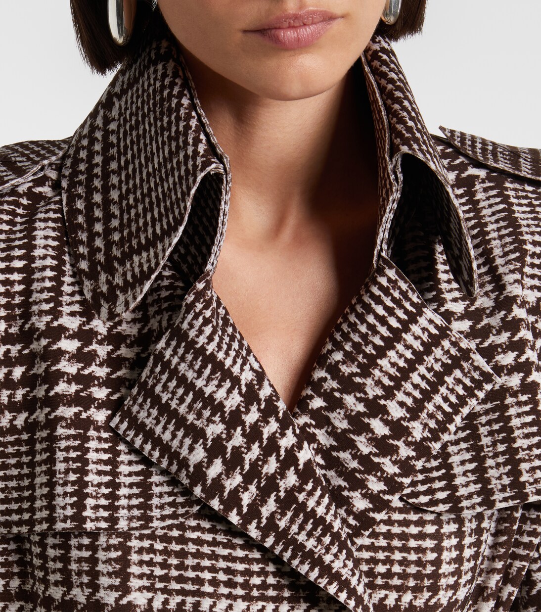 Prince of Wales check jumpsuit | Norma Kamali