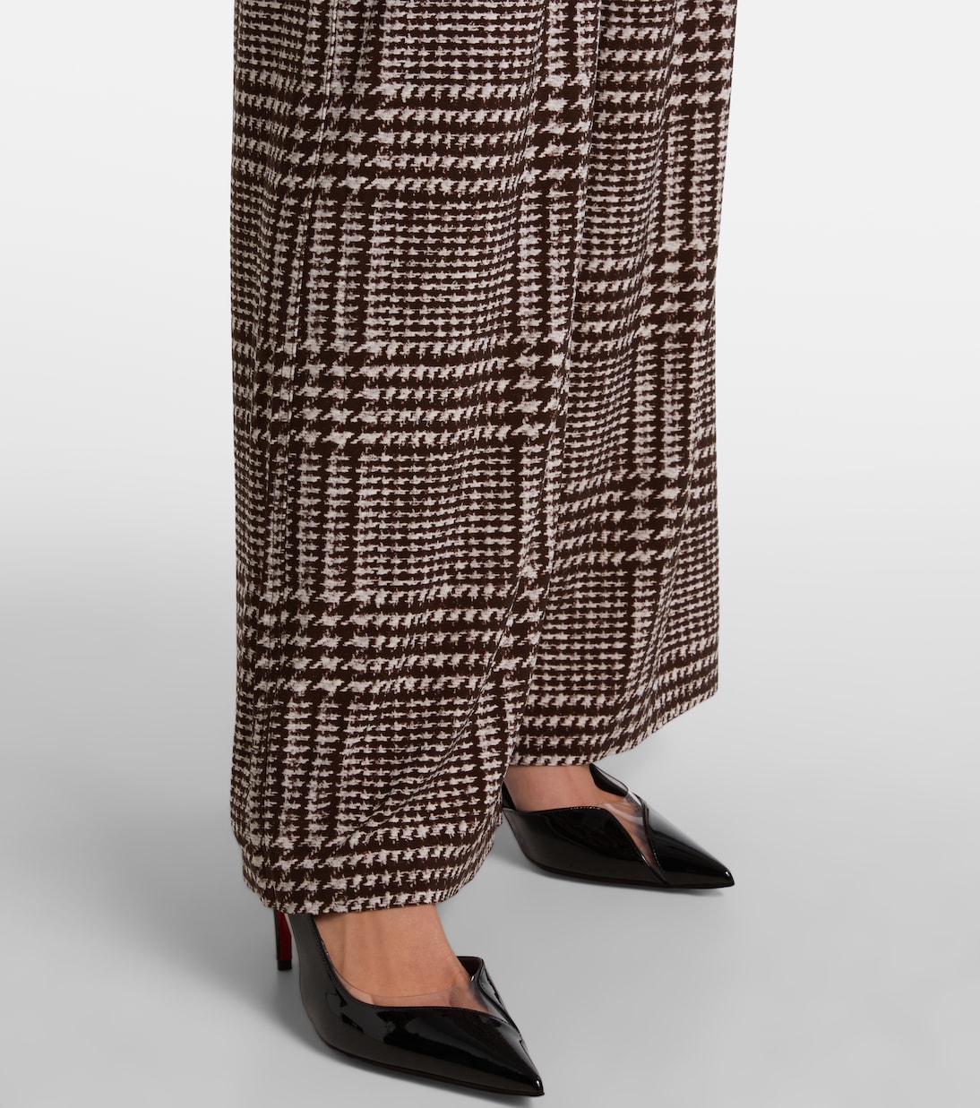 Prince of Wales check jumpsuit | Norma Kamali