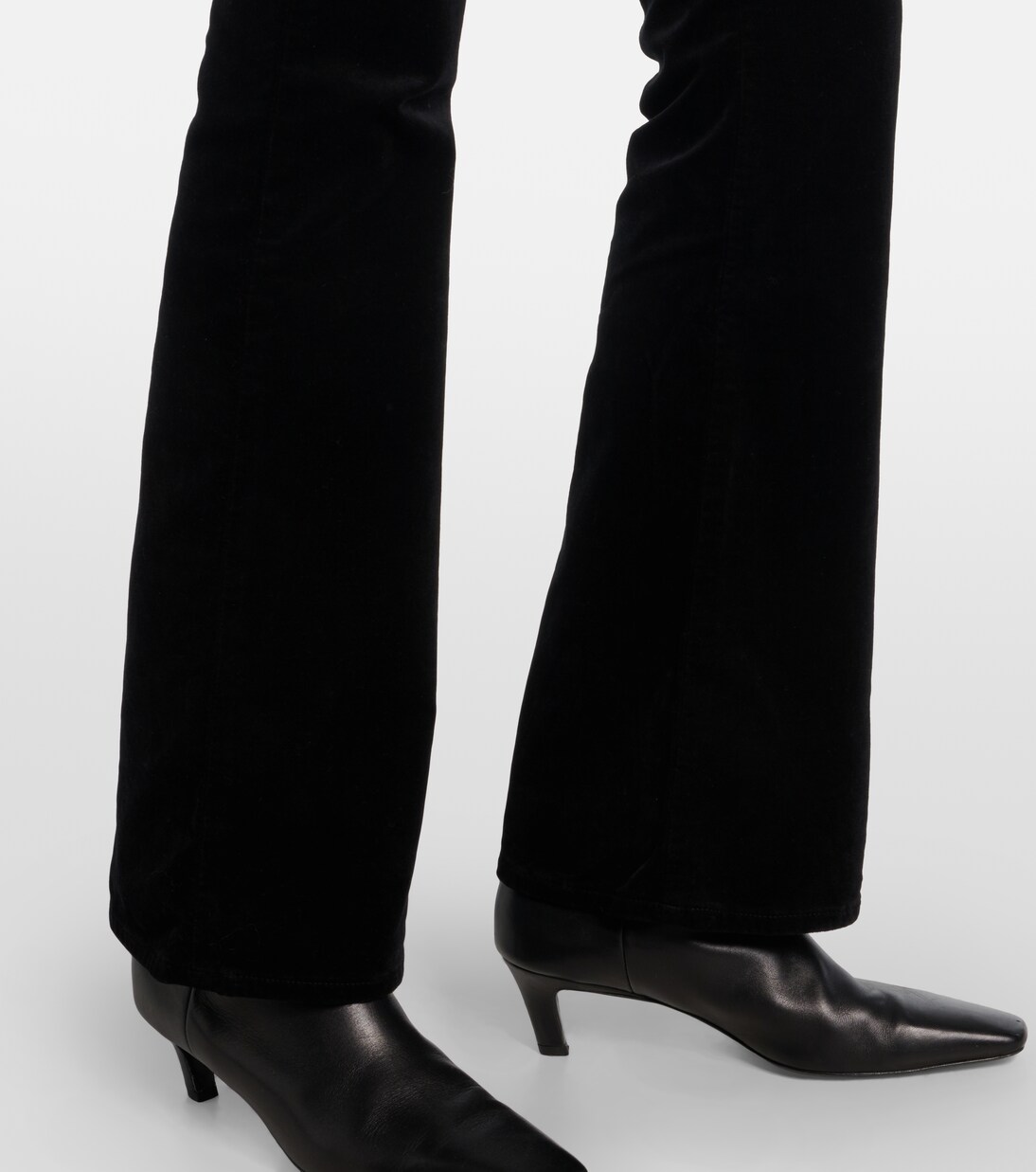 Pantalones Leggy Bootcut de terciopelo en mezcla de algodón | 7 For All Mankind