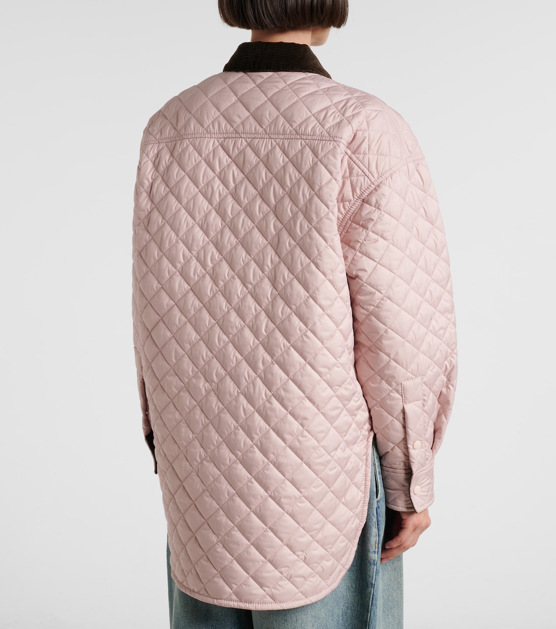 Anagram quilted leather-trimmed jacket | Loewe