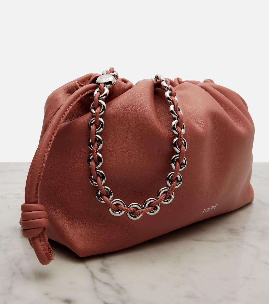 Flamenco Medium leather clutch | Loewe