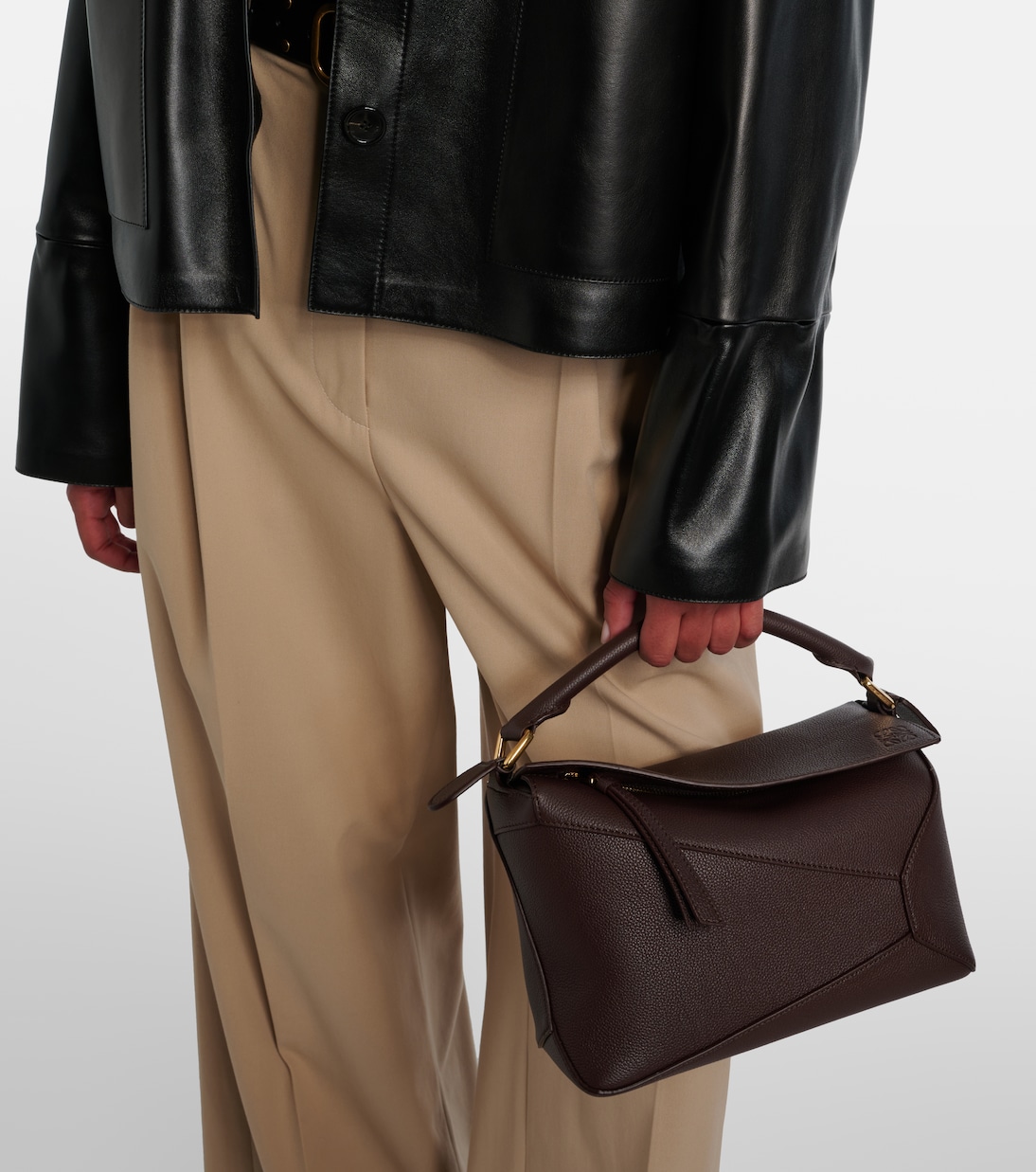 Puzzle Edge Small leather shoulder bag | Loewe