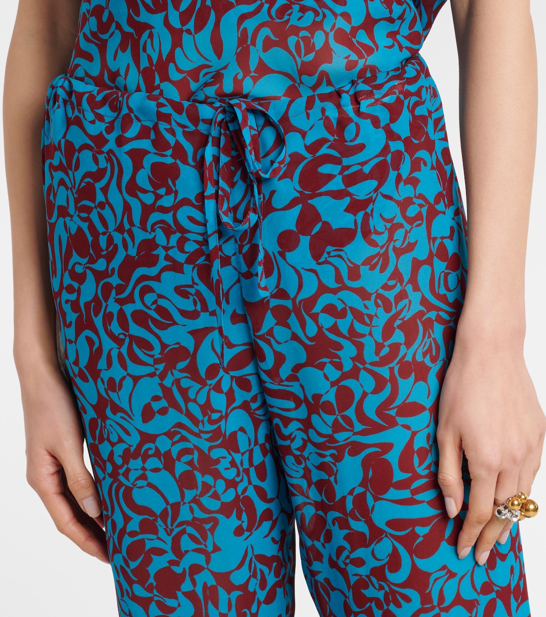 Pantalon ample imprimé | Dries Van Noten