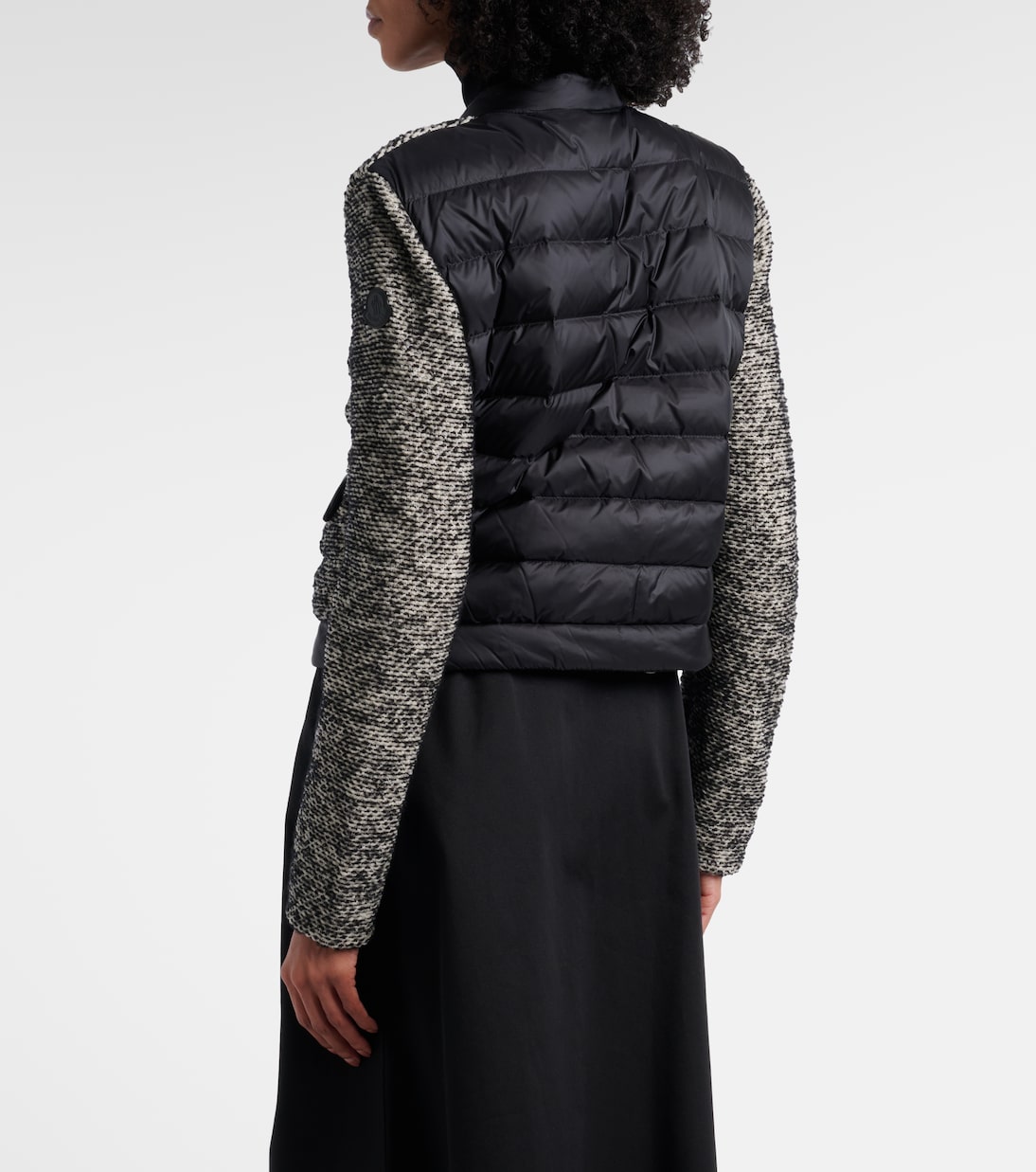 Down-paneled wool-blend jacket | Moncler