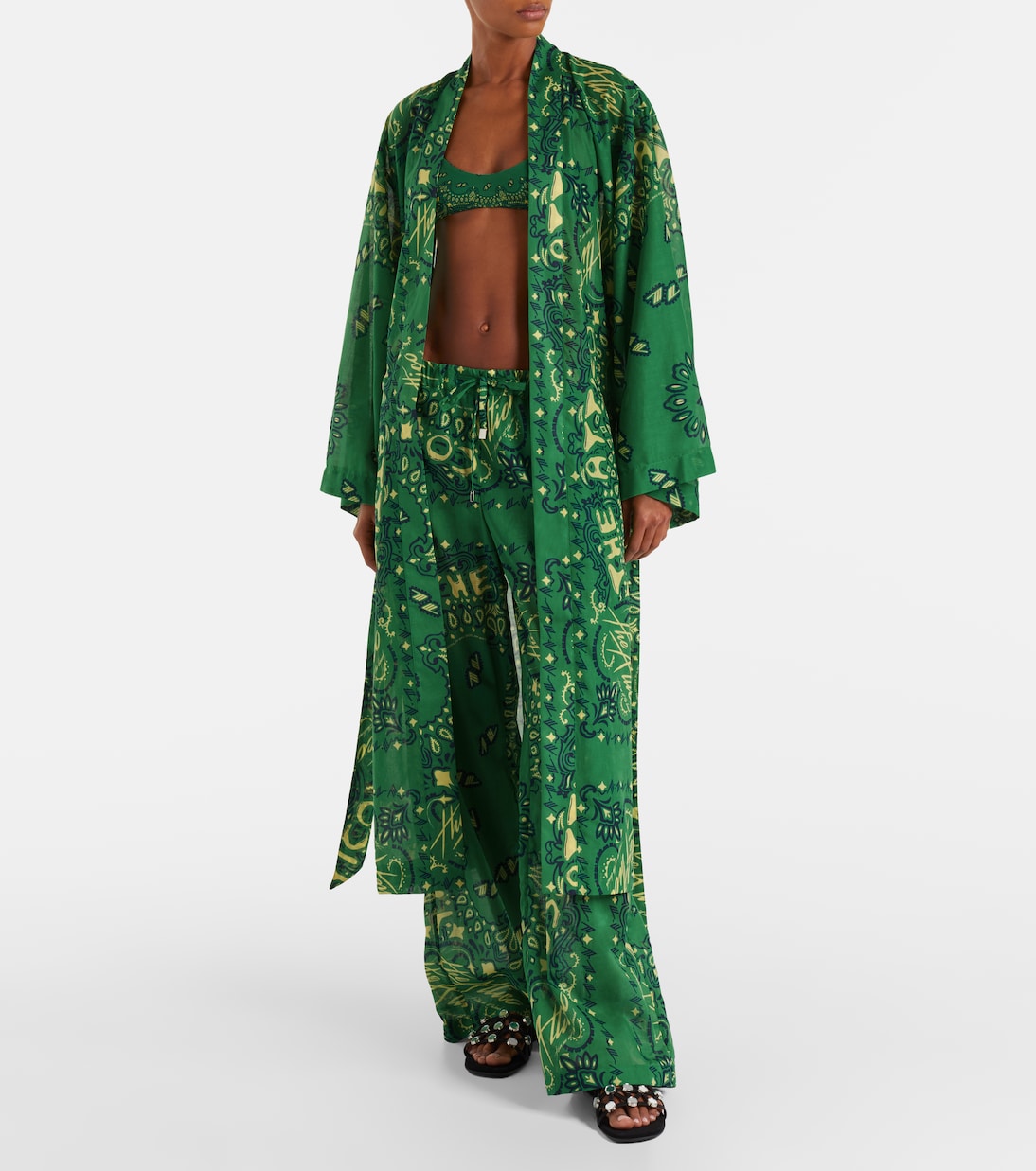 Kaftan Bandana aus Baumwollmusselin | The Attico