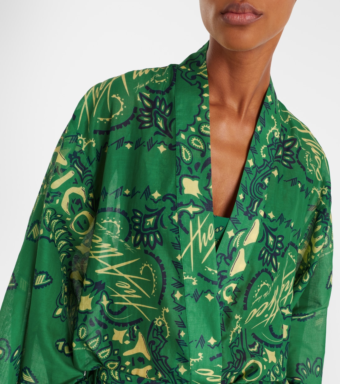 Kaftan Bandana aus Baumwollmusselin | The Attico