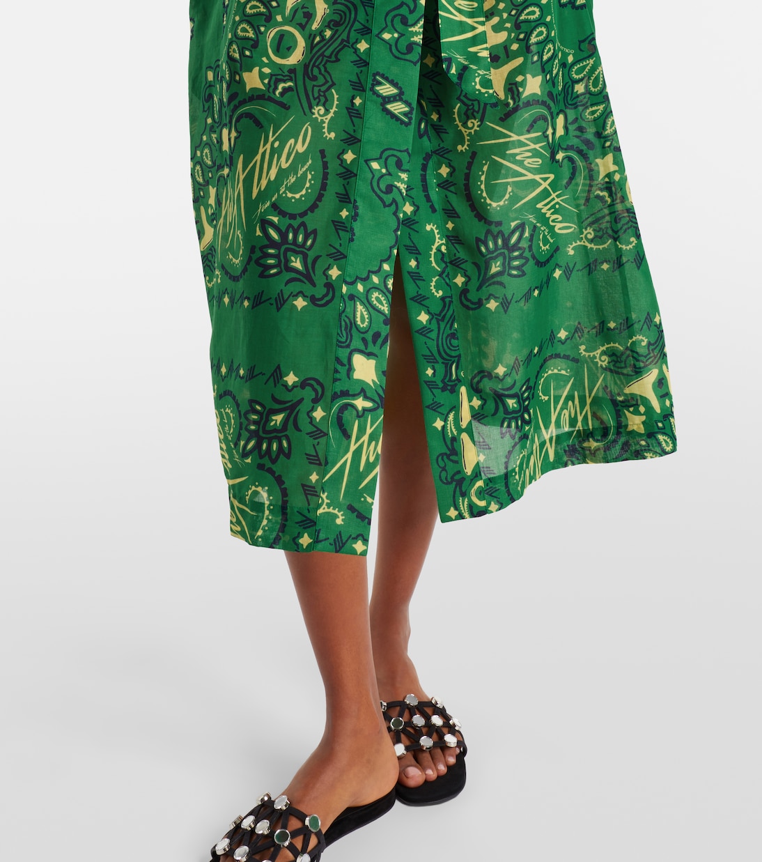 Kaftan Bandana aus Baumwollmusselin | The Attico