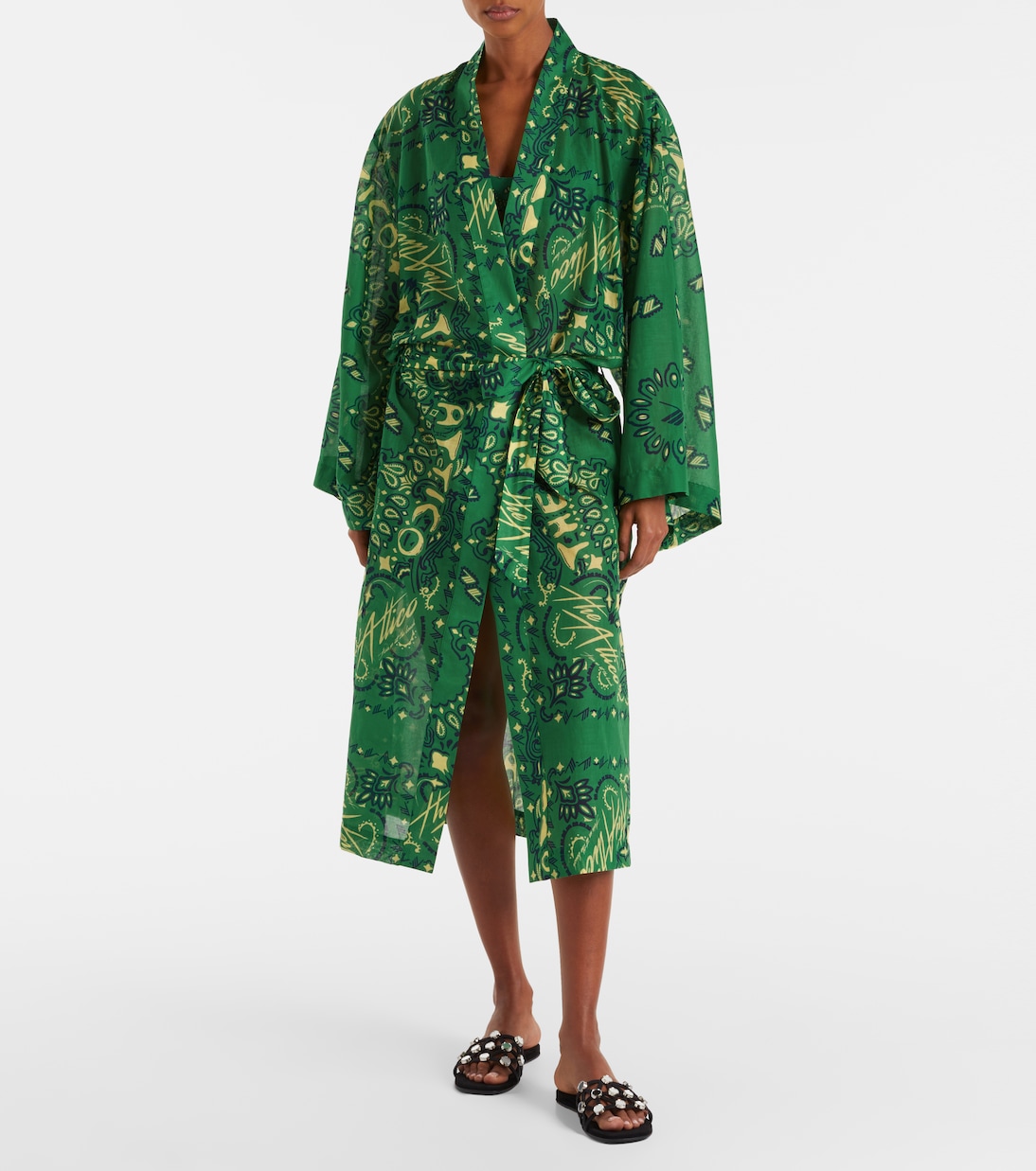 Kaftan Bandana aus Baumwollmusselin | The Attico