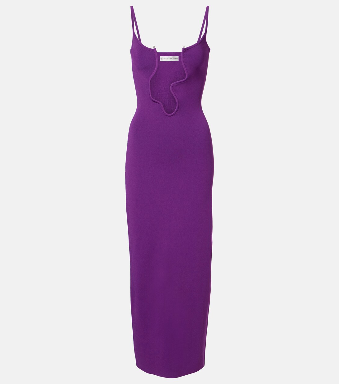 Robe midi Salacia à ornements | Christopher Esber