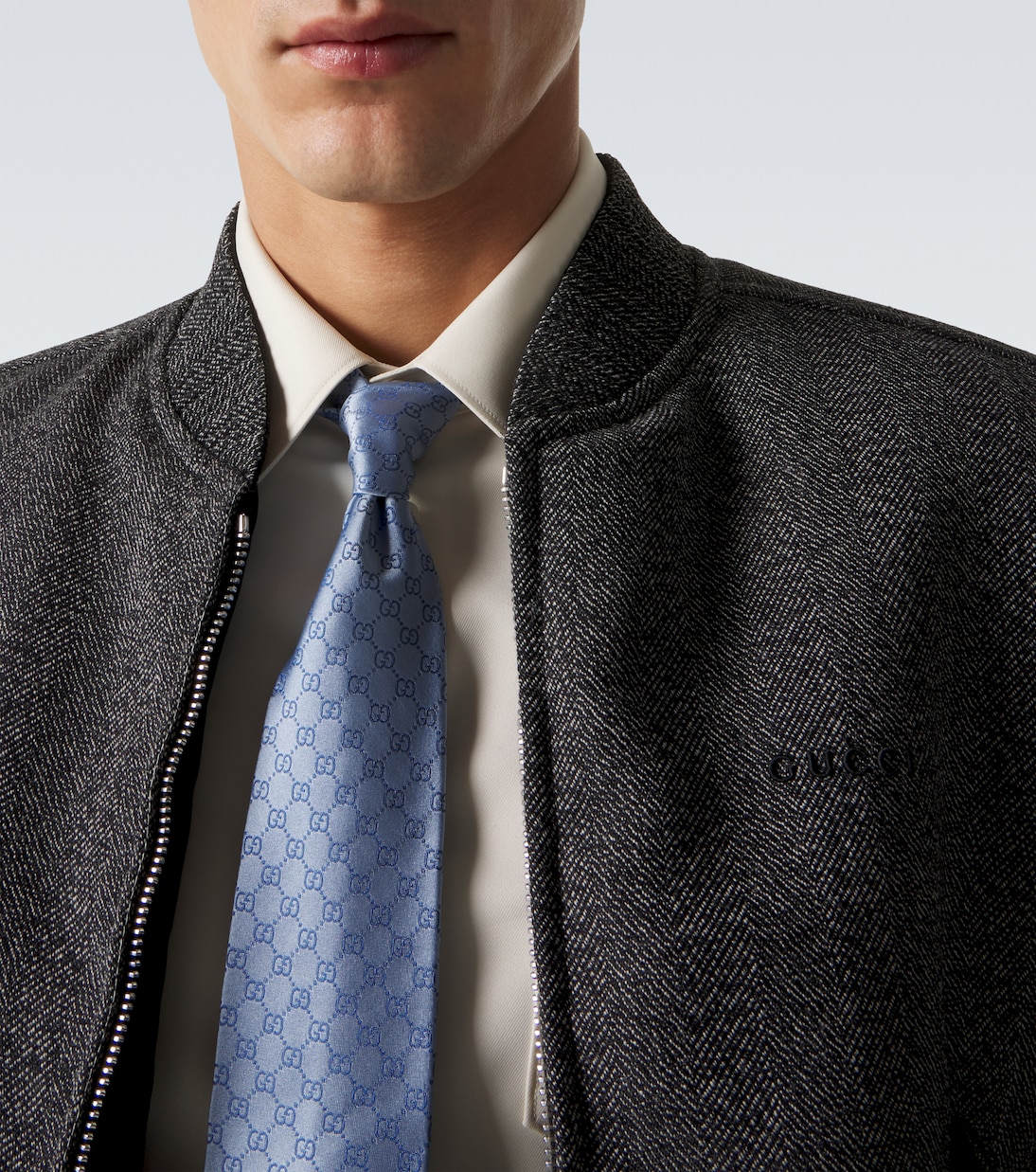 GG jacquard silk tie | Gucci