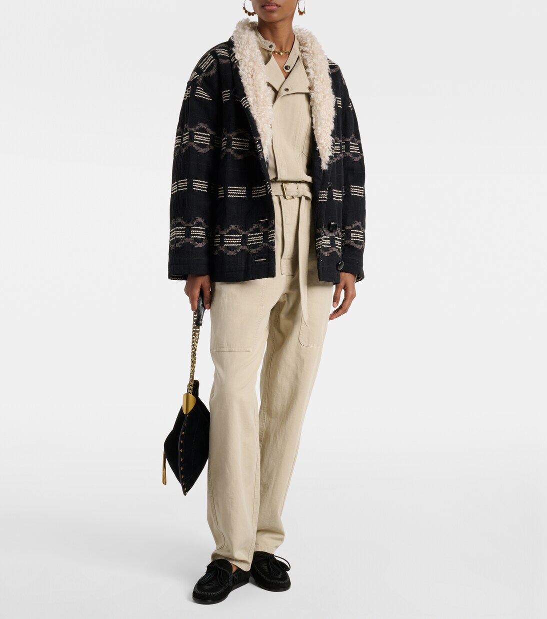 Wattierte Jacke Qayla aus Jacquard  | Marant Etoile