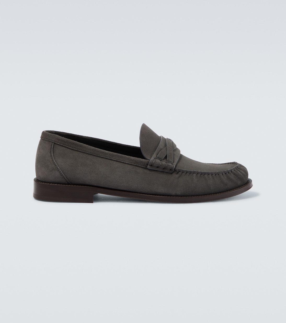 Loafers aus Veloursleder | Brunello Cucinelli