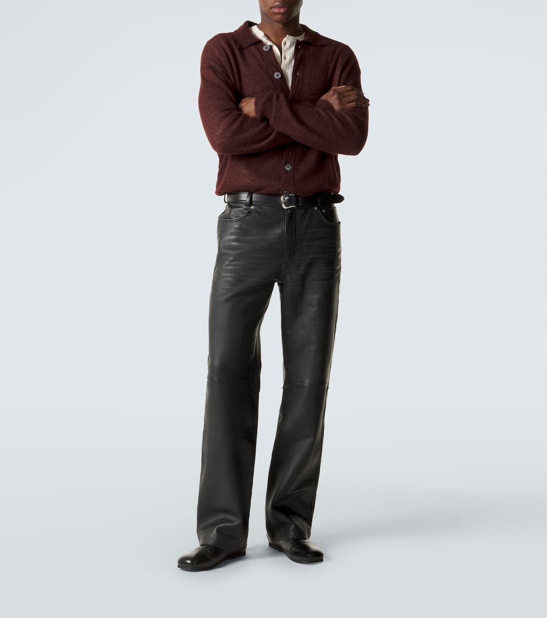 Carlson Cut straight leather pants | Our Legacy