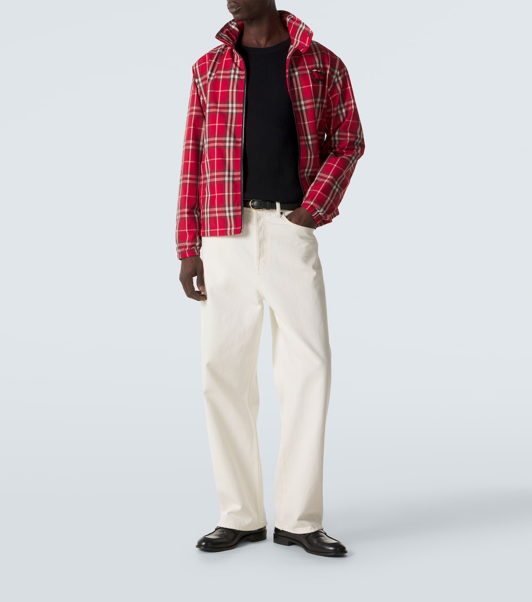 Burberry Check technical blouson jacket | Burberry