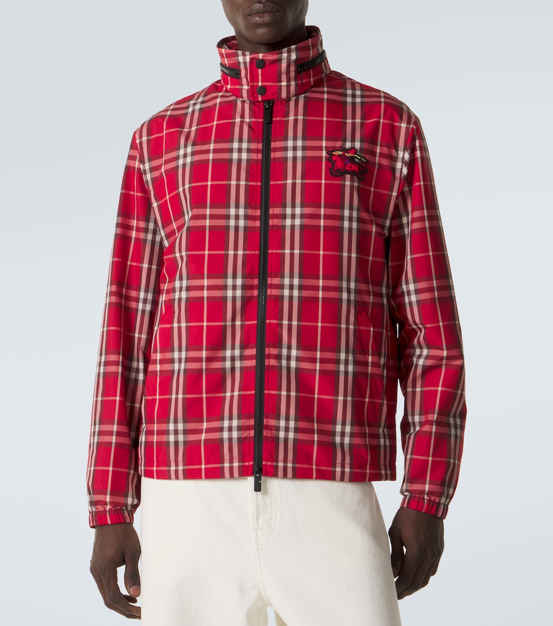 Burberry Check technical blouson jacket | Burberry