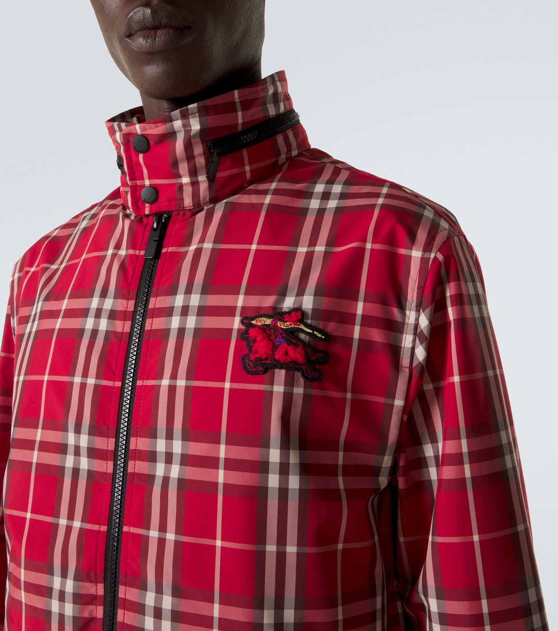 Burberry Check technical blouson jacket | Burberry