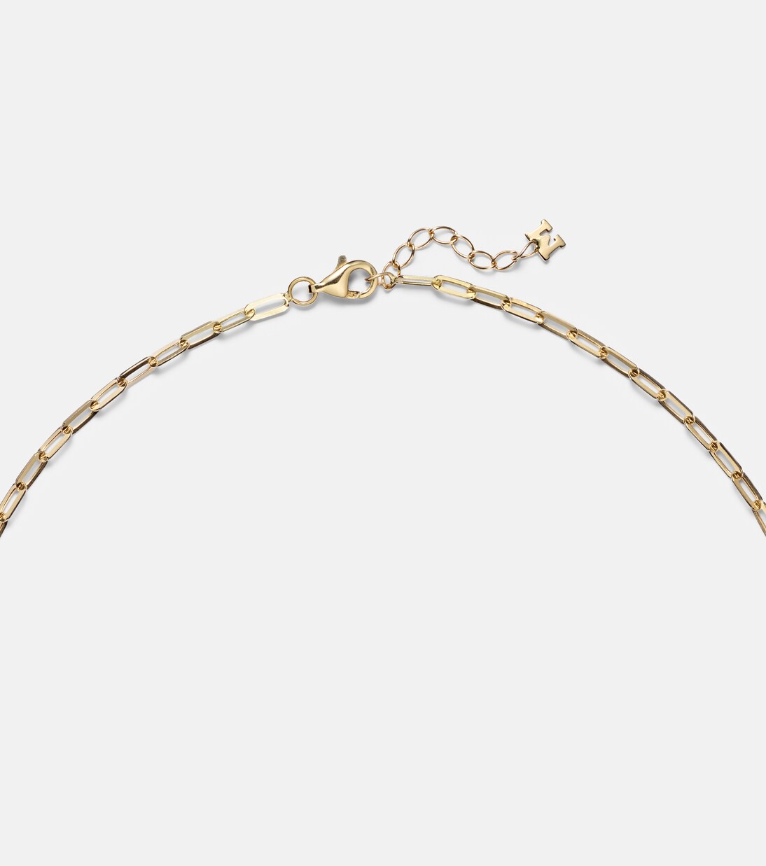 3 Petite Venus Shell 14kt gold (585/1000) necklace with diamonds | Mateo