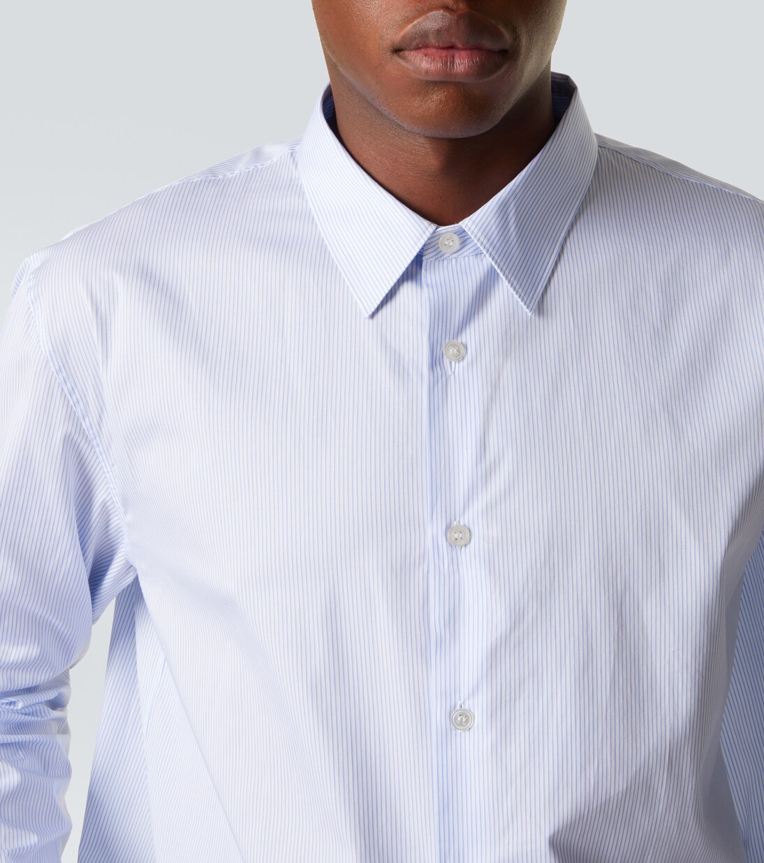 Striped cotton shirt | Saint Laurent