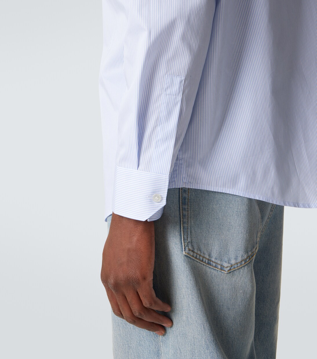 Striped cotton shirt | Saint Laurent