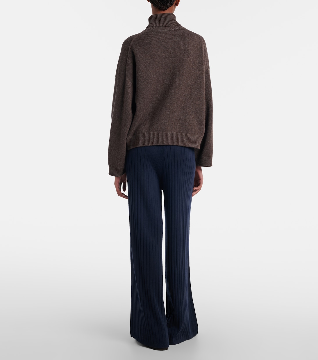 Weite Hose aus Wolle und Kaschmir | Brunello Cucinelli