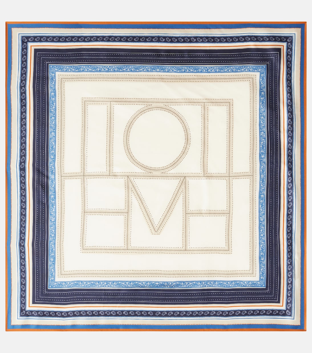 Printed silk twill scarf | Toteme