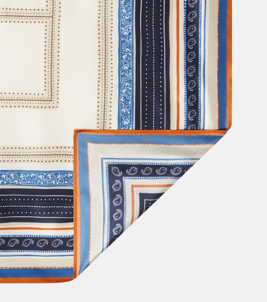 Printed silk twill scarf | Toteme