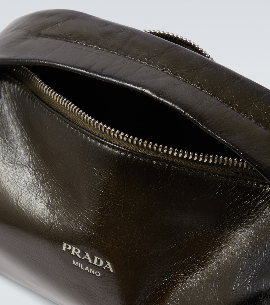 Leather tote bag | Prada