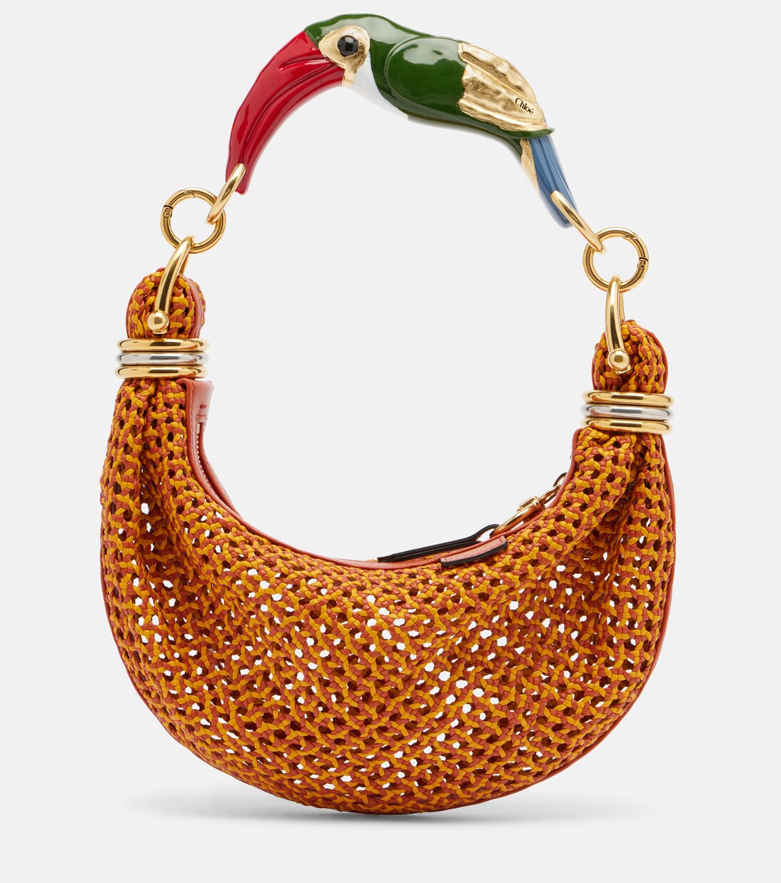 Bracelet Small leather top-handle bag | Chloé