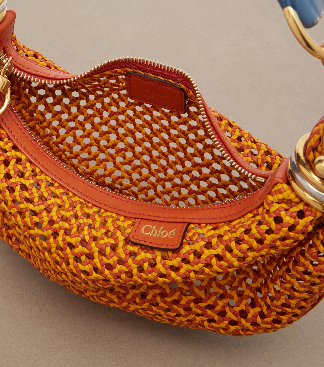 Bracelet Small leather top-handle bag | Chloé