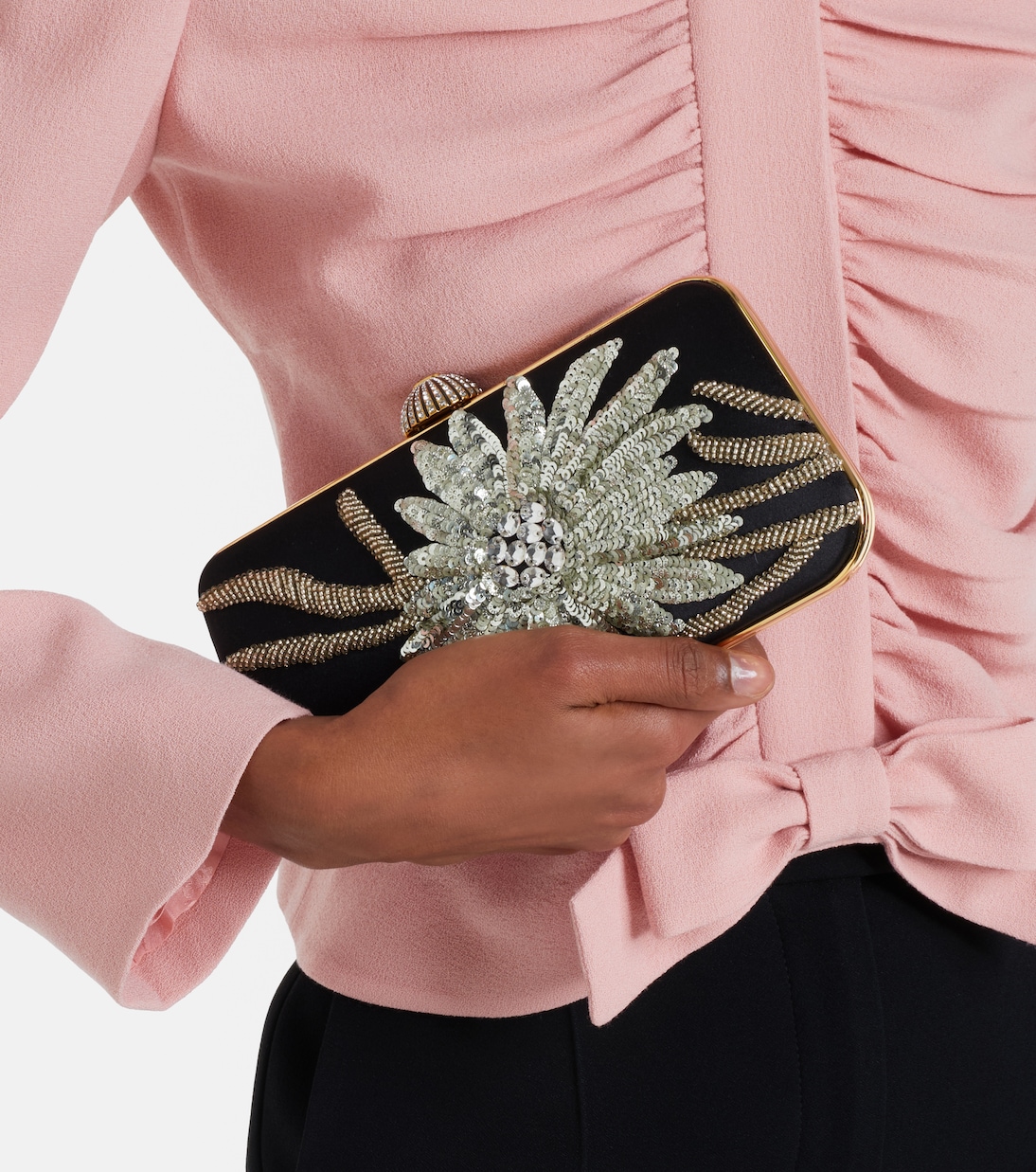 Carry Secrets embellished clutch | Valentino Garavani