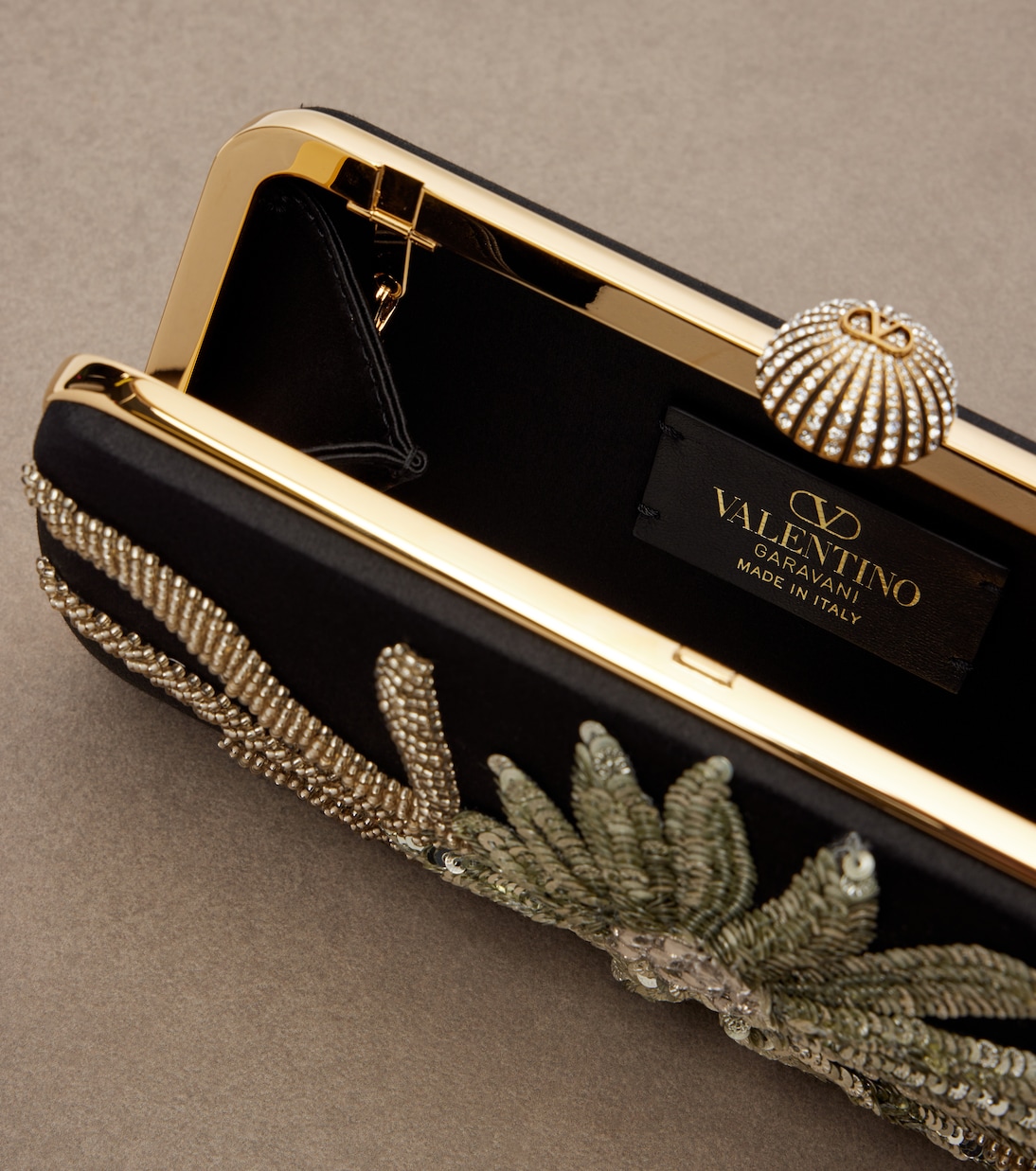 Carry Secrets embellished clutch | Valentino Garavani