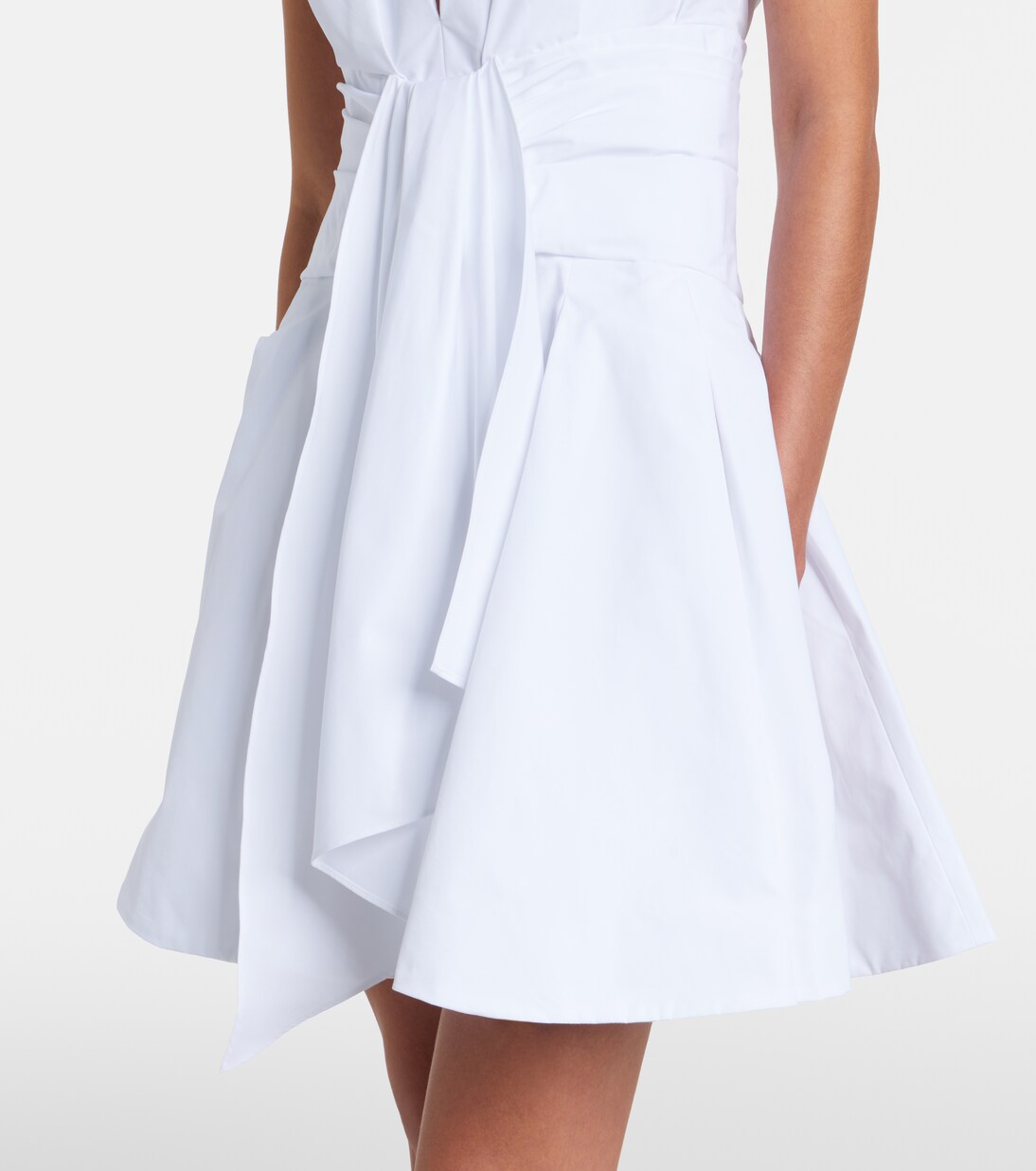 Cotton poplin shirt dress | Balmain