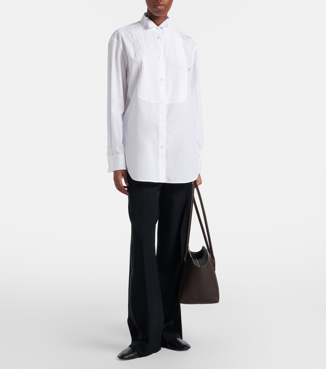 Schultertasche Terrasse Medium aus Leder | The Row